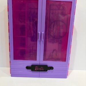 Barbie Ultimate Wardrobe Closet Furniture Pink Purple for 11.5 in Fashion Doll